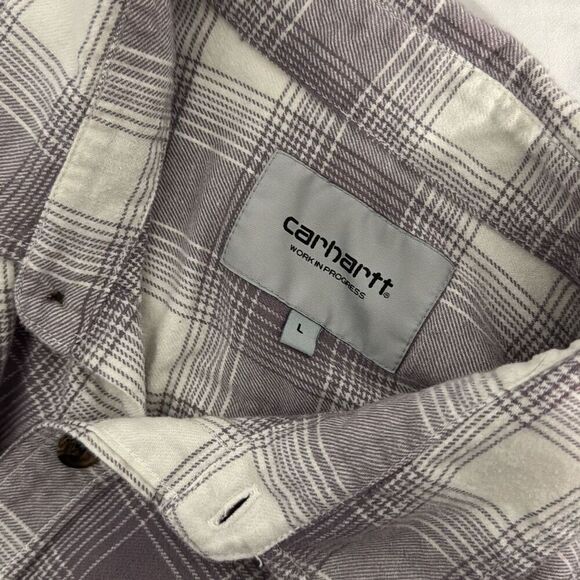 Carhartt WIP cotton shirt Deaver Shirt L - Picture 5 of 6